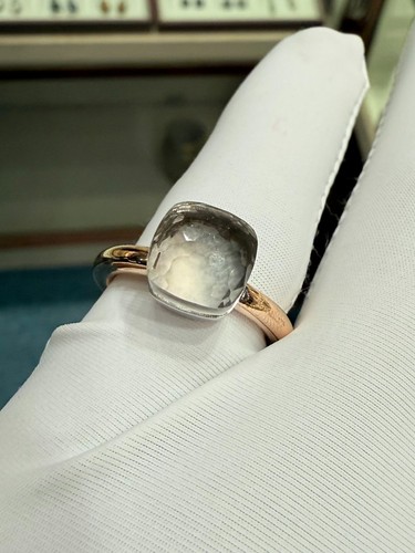 10mm cushion pomellato ring - cushion,
