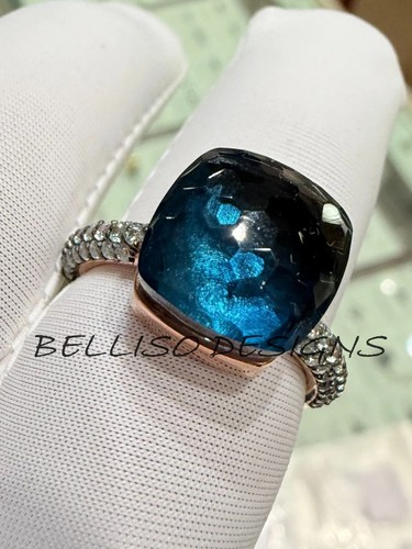 10mm cushion pomellato - 10mm, ring