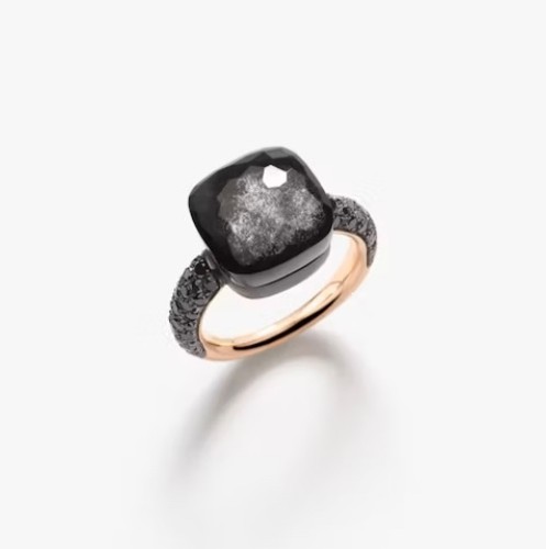 Pomellato nudo maxi ring black - nudo,