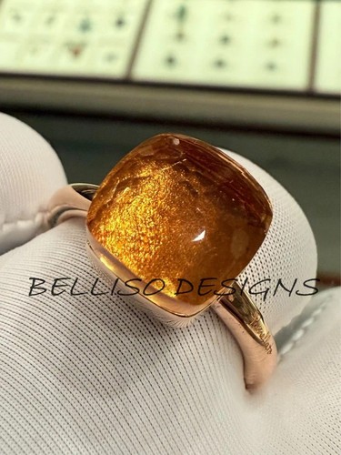 10mm cushion pomellato ring - 10mm,