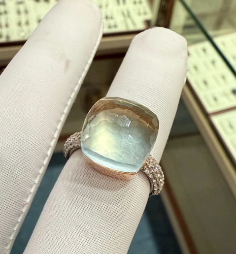 10mm cushion pomellato ring - 10mm,