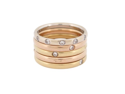 Set anelli fedi - di, 5